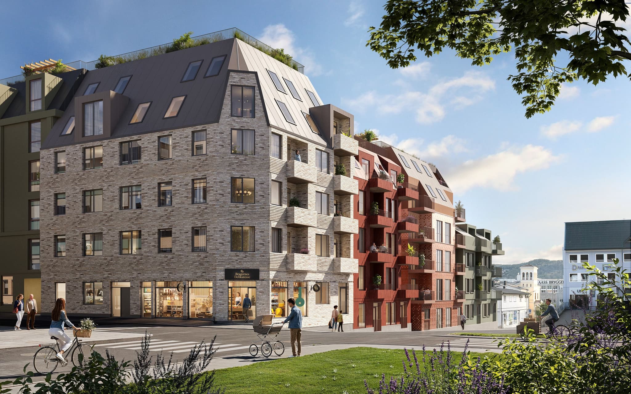 Gjetergata - den historiske gaten får nytt liv med solide materialer og en kontinental nerve som glir naturlig inn i Grev Wedels plass og La Boulangerie.